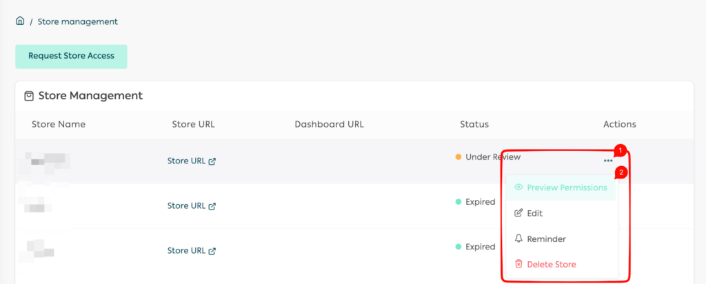 Managing Store Access Requests in the Partners Portal - Salla Developers