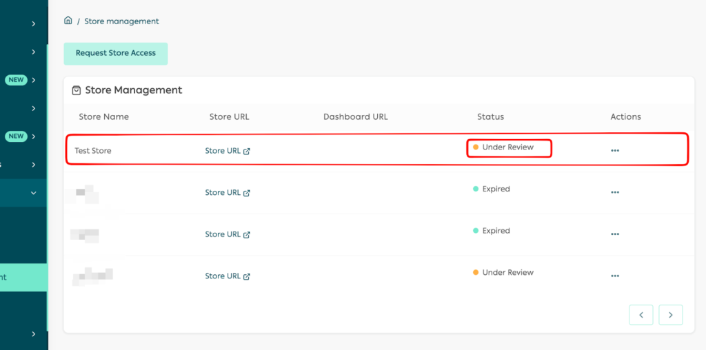 Managing Store Access Requests in the Partners Portal - Salla Developers
